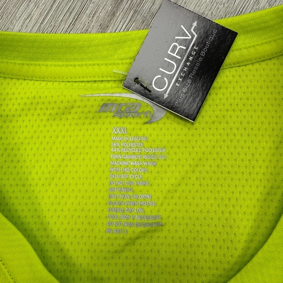 MTA Men’s Neon Yellow Tank Top - Size XXXL - Picture 3 of 3